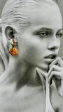 Ceramic flower hoops
