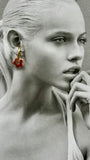 Ceramic flower hoops