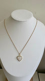 Pearl heart necklace