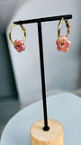 Ceramic flower hoops