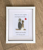 White Frame Pebble | Personalised Wedding Gift | Simply Ellie