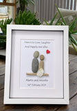 Here is to love, laughter and happily ever after' | Wedding Frame | Handmade Simply Ellie