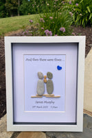 And Then There Were Three | Baby Gift | Handmade Frame 