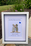 And Then There Were Three | Baby Gift | Handmade Frame