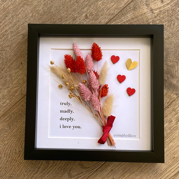 Valentines Gift | Handmade With Love | Frame 