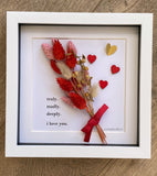 Flower Love Frame | Gifts For Her | Valentines Gift