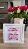 True Love Frame | Valentine's Gift | Handmade in Ardmore, Ireland