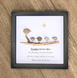Teacher Noun Frame | Teacher Presents | Handmade by Simply Ellie