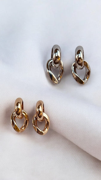 Double hoops earrings