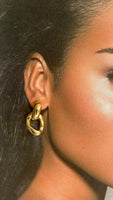 Double hoops earrings