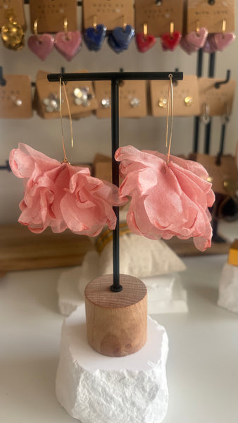 Chiffon earrings