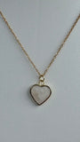 Pearl heart necklace
