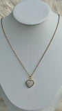 Pearl heart necklace