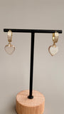 Rose Diamond Hoops