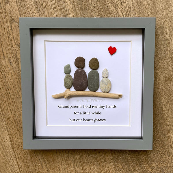 Grandparents Hold Hands | Handmade Gift | Simply Ellie