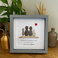 Grandparents Pebble Frame | Personalised Present | Simply Ellie