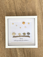 Granny, Nanny or Grandmother Gift Idea | Handmade Pebble Art Frame | Simply Ellie