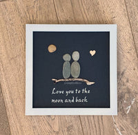 Love Moon & Back | Best Friend Gift | Handmade by Simply Ellie