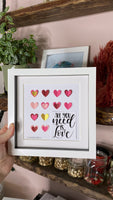 Heart Frame | Gift For Her | Handmade by Simply Ellie