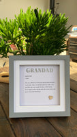 Personalised Frame | Grandad, Grandfather, Grandpa | Gifts By Simply Ellie