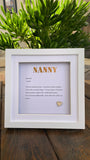 Nanny Frame | Mother's Day, Birthday Gift | Simply Ellie