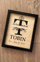 Wedding Initial Gift | Personalised Frame | Handmade in Ardmore